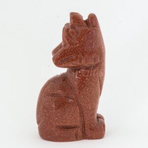 coyote goldstone spirit totem gemstone animal carving right 1000x1000