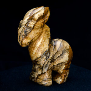 donkey picture jasper spirit totem gemstone animal carving left 1000x1000