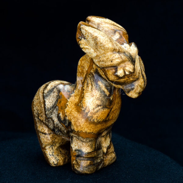 donkey picture jasper spirit totem gemstone animal carving right 1000x1000
