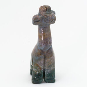 giraffe fancy jasper standing spirit totem gemstone animal carving right 1000x1000