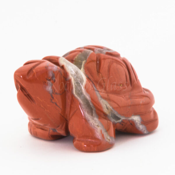 turtle rainbow jasper spirit totem gemstone animal carving left 1000x1000