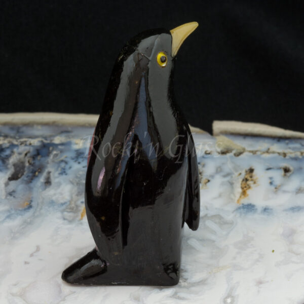 penguin rhodochrosite black onyx spirit animal totem carving healing crystal backl 1000x1000