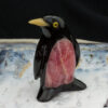 penguin rhodochrosite black onyx spirit animal totem carving healing crystal left 1000x1000