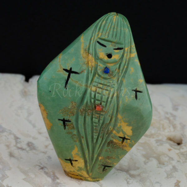 corn maiden turquoise zuni carving crystal sandra quandelacy front 1000x1000