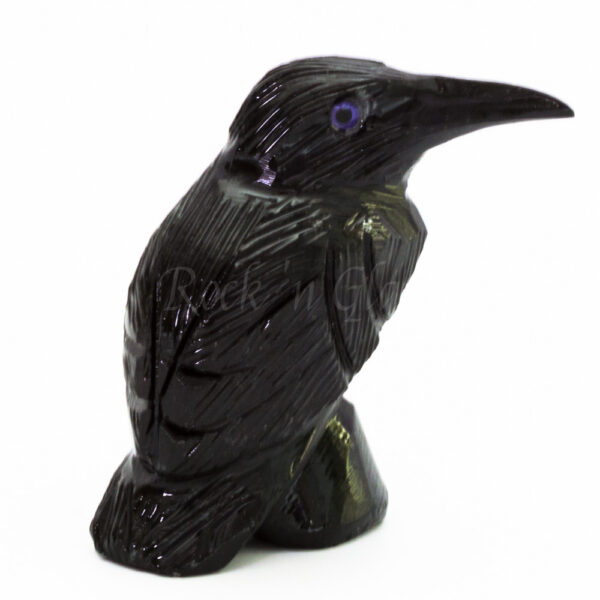 raven onyx purple eye spirit totem gemstone animal carving right 1000x1000