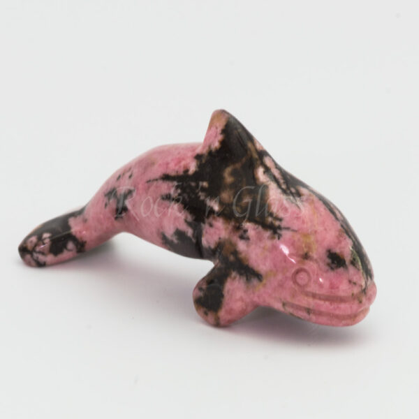 whale rhodonite spirit totem gemstone animal carving front 1000x1000