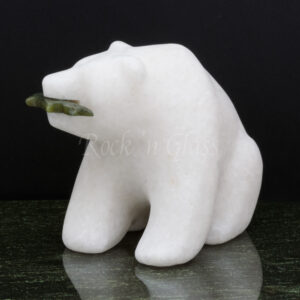 white star marble jade polar bear totem spirit animal carving healing left 1000x1000